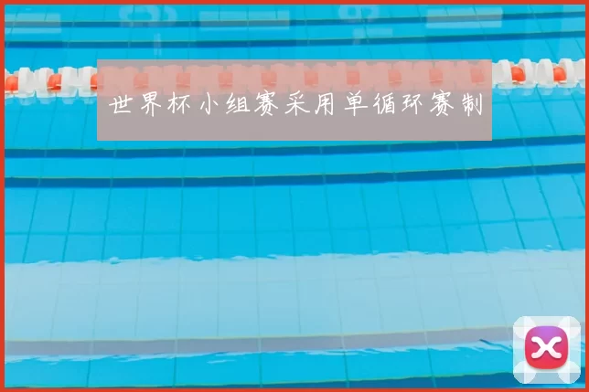 世界杯小组赛采用单循环赛制