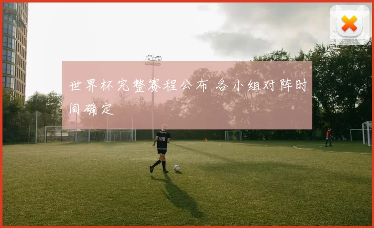 世界杯完整赛程公布 各小组对阵时间确定