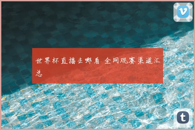 世界杯直播去哪看 全网观赛渠道汇总